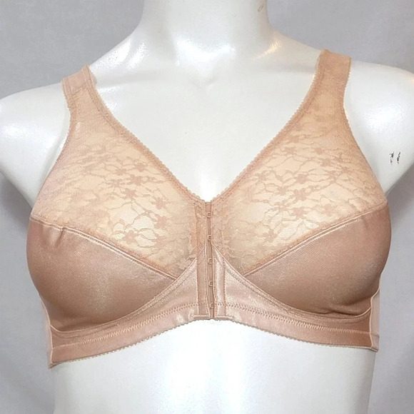 44B Exquisite Form 565 Posture FrontClose WireFree‎ Bra NWOT - Picture 1 of 3